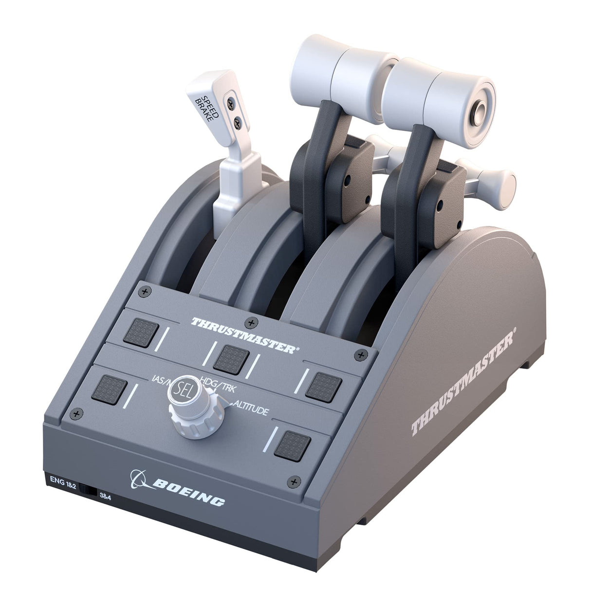 Thrustmaster TCA Yoke Pack Boeing Edition - Yoke y Quadrant para Xbox Series X|S/Xbox One/PC - Licencia Oficial Boeing