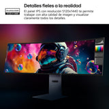 LG 49U950A-W - Monitor UltraWide Curvo, 49", Nano IPS, (5120x1440), 32:9, 144Hz, HDR400, AMD FreeSync Premium Pro/Ideal Multitarea, USB-C (PD 90W), Inclinación/Altura Ajustable, Blanco