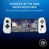 Razer Kishi V2 Mobile Gaming Controller Xbox Edition for iPhone: Console Quality Controls - Universal Fit - Stream PC & Xbox Games - Low Latency - Free Nexus App - 1 Month Xbox Game Pass Incl. - White