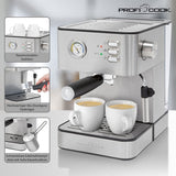 Profi Cook WAVE - Prof Espressomaschine PC-ES 1209 inox sr