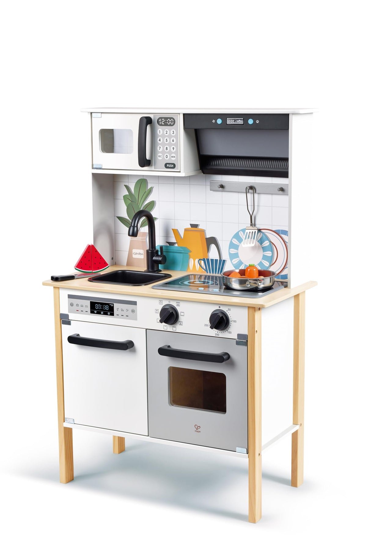 Hape Cocina Moderna Interactiva | Juguete Educativo con Luces, Sonidos y Accesorios | 3+ Años