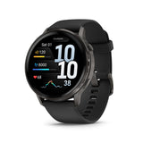 Garmin Venu 4, 45 mm, Smartwatch Premium con GPS, Pantalla táctil AMOLED, Diseño de Acero Inoxidable, Linterna LED, Funciones avanzadas de Salud y Forma física, 14 días de autonomía, Negro