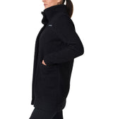 Columbia - Chaqueta larga Panorama para mujer, Negro, XXL