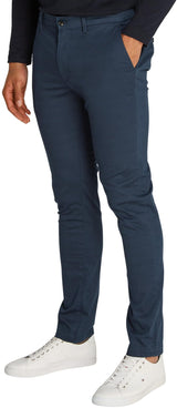 Tommy Hilfiger Chino Hombre Bleecker Printed Structure Slim Fit, Azul (Desert Sky), 36W/35L