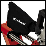 Einhell Ingletadora telescópica dual TE-SM 2534 Dual (1800 W, hoja de sierra Ø 250 mm, ancho de corte 310 mm, arranque suave, cabezal de sierra basculante, láser, luz LED)