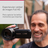 Panasonic HC-V900E - Videocámara Semi-Profesional de 24x, O.I.S de 5 Ejes, Objetivo F1.8 - F4, FHD, Color Negro