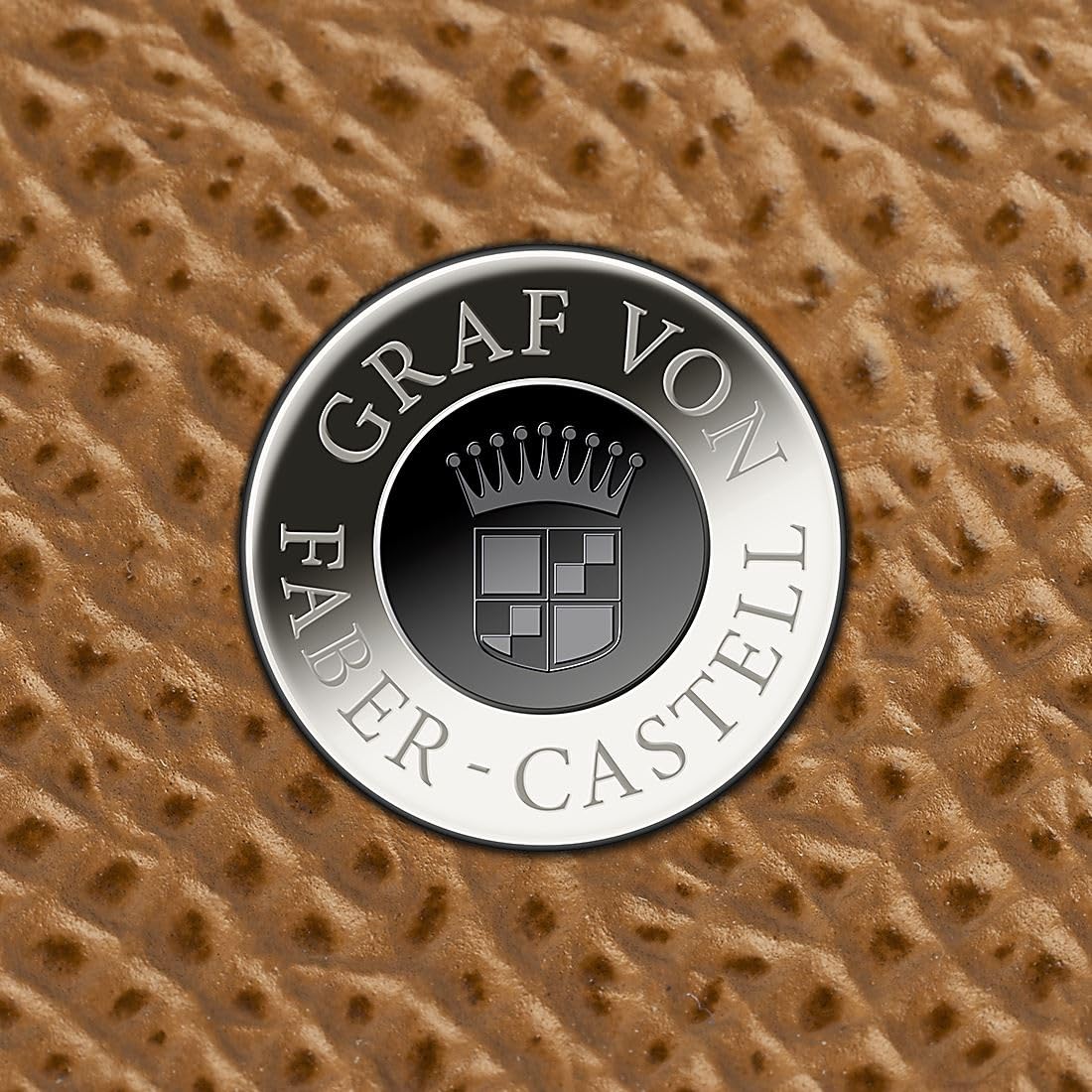 Faber-Castell Graf von GvFC - Estuche para 2 unidades, color marrón