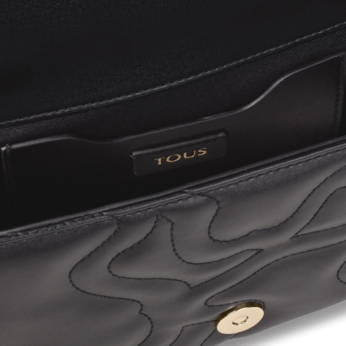 TOUS Bandolera Solapa S. K Dream Negro, Mujer, PEQUEÑO