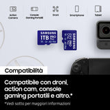 Samsung Memorie MB-MD1T0SA Pro Plus - Tarjeta MicroSD para móvil y Consola Gaming de 1 TB, UHS-I U3, hasta 180 MB/s