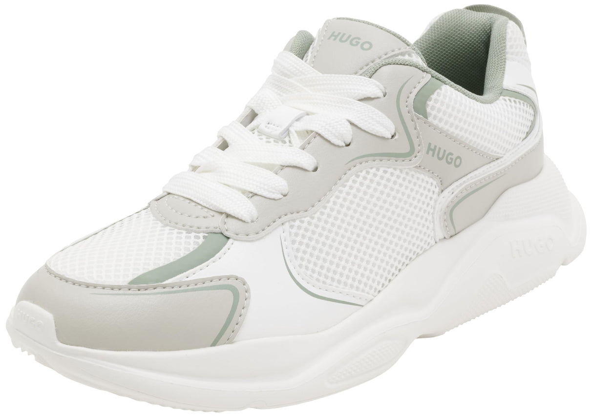 HUGO Leon_Runn_mepu, Zapatillas Mujer, Open White, 39 EU