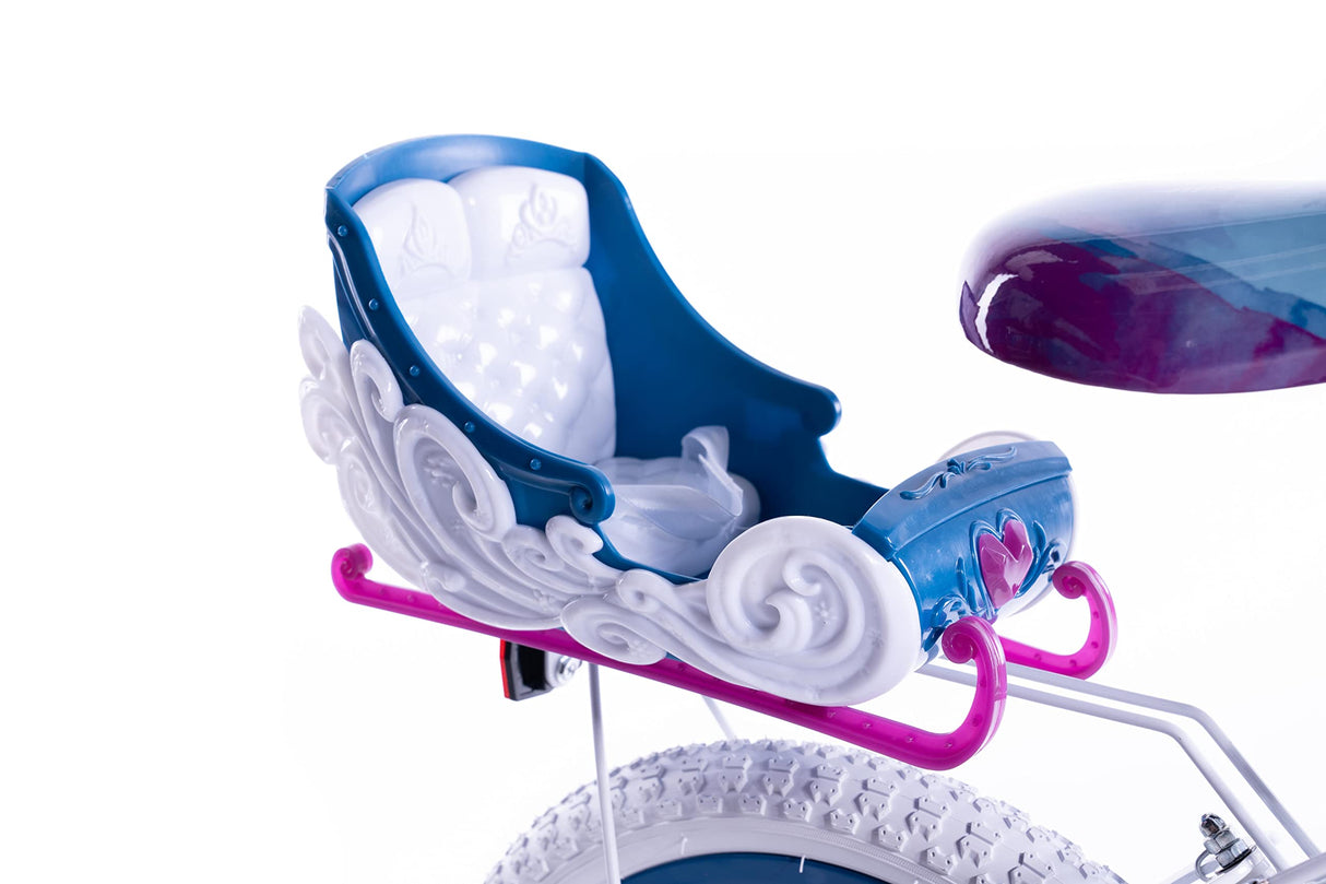 Huffy Bicicletta Pollici Bicicleta de 16 Pulgadas Disney Frozen Luxury, Bebés niñas, Azul Claro
