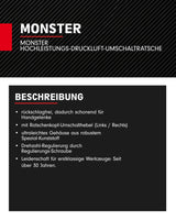 KS Tools 515.3825 Atornillador de carraca a aire comprimido de 3/8" MONSTER de alta potencia
