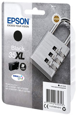 Epson 35XL DURABrite Ultra Ink - Cartucho de tinta para impresoras (Original, Tinta a base de pigmentos, Negro, 1 unidad)