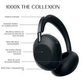 Sony 1000X The COLLEXION Auriculares inalámbricos de Lujo Bluetooth con Noise Cancelling Premium, Sonido Hi-Res Estudio; 360 Upmix, con Estuche para Viajes, Negro, Nuevo Modelo