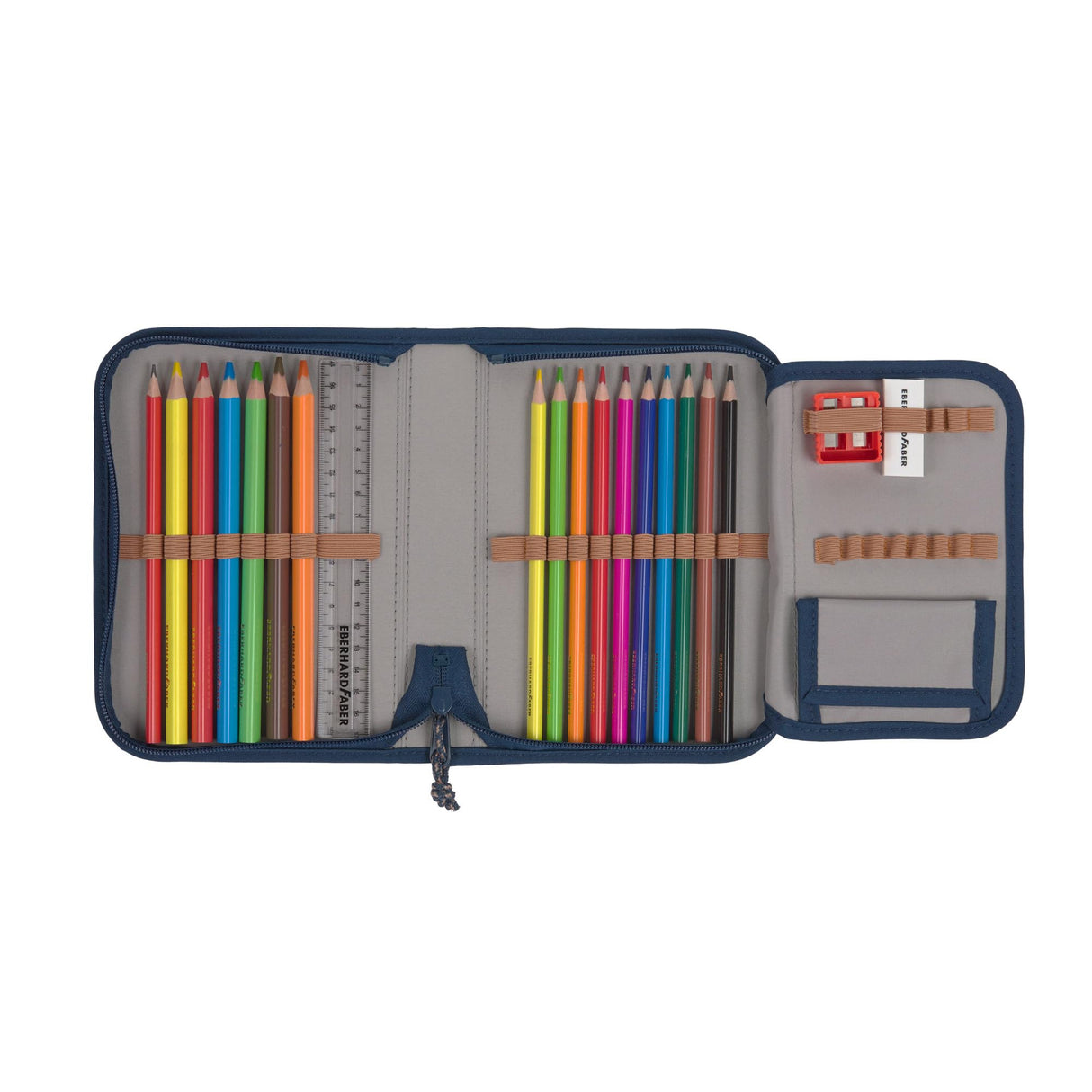 LÄSSIG Juego de mochilas escolares de 7 piezas para niños/ School Set Boxy Unique, navy
