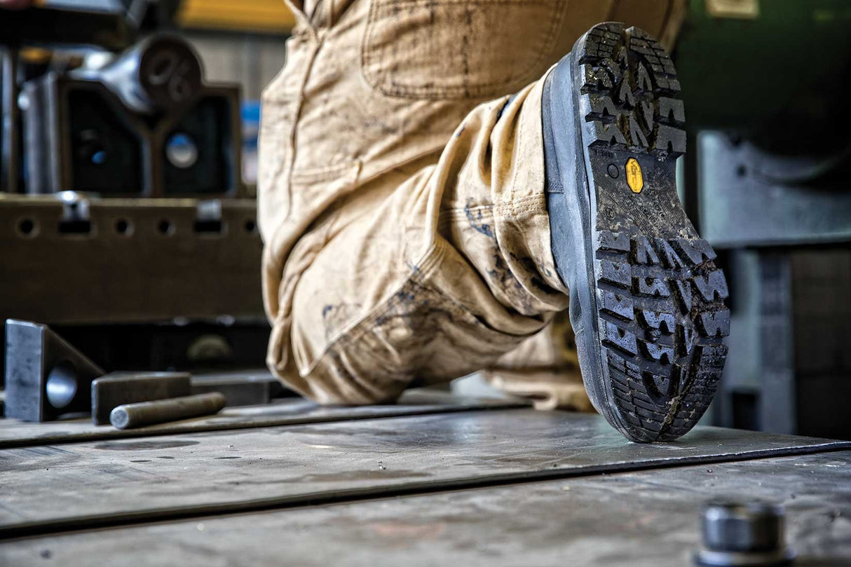 Carhartt Detroit - Bota de seguridad S3, 15,2 cm, tecnología Rugged Flex Para Hombre, Negro, 42