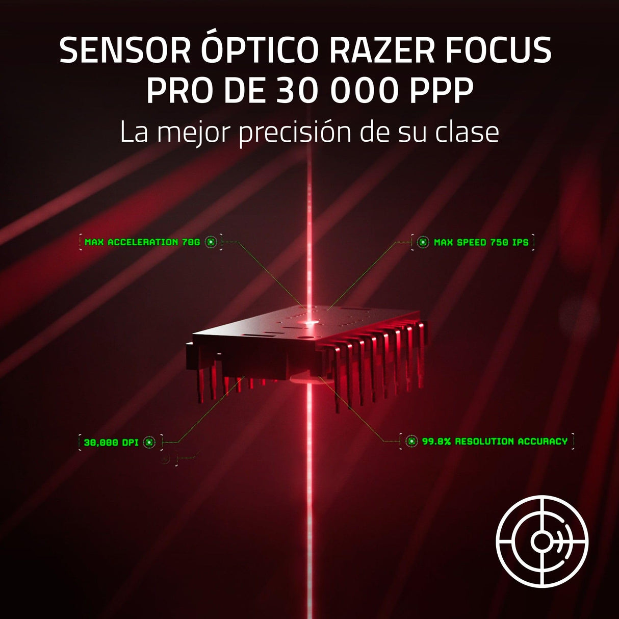 Razer DeathAdder V3 Pro - Ratón Ligero Inalámbrico Ergonómico para Deportes Electrónicos (63 Gramos, Sensor Óptico Focus Pro 30K, Interruptores de Ratón Gen-3, Hyperspeed Wireless) Negro