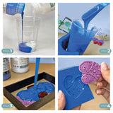 Silicona Líquida para la Fabricación de Moldes de Silicona R PRO 20, No Tóxica Y Rápida 1:1 Caucho Silicona para Moldes de Resina DIY, Fundición, Manualidades (4 kg)