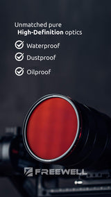 Freewell 77mm Roscado Parada Dura Variable ND Filtro Todo el Día 2 a 5 Stop & 6 a 9 Stop - 2pack