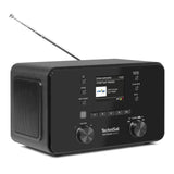 TechniSat DIGITRADIO 550 IR - Radio estéreo por Internet (Dab+, FM, WLAN, Bluetooth, Control por App, Despertador), Negro