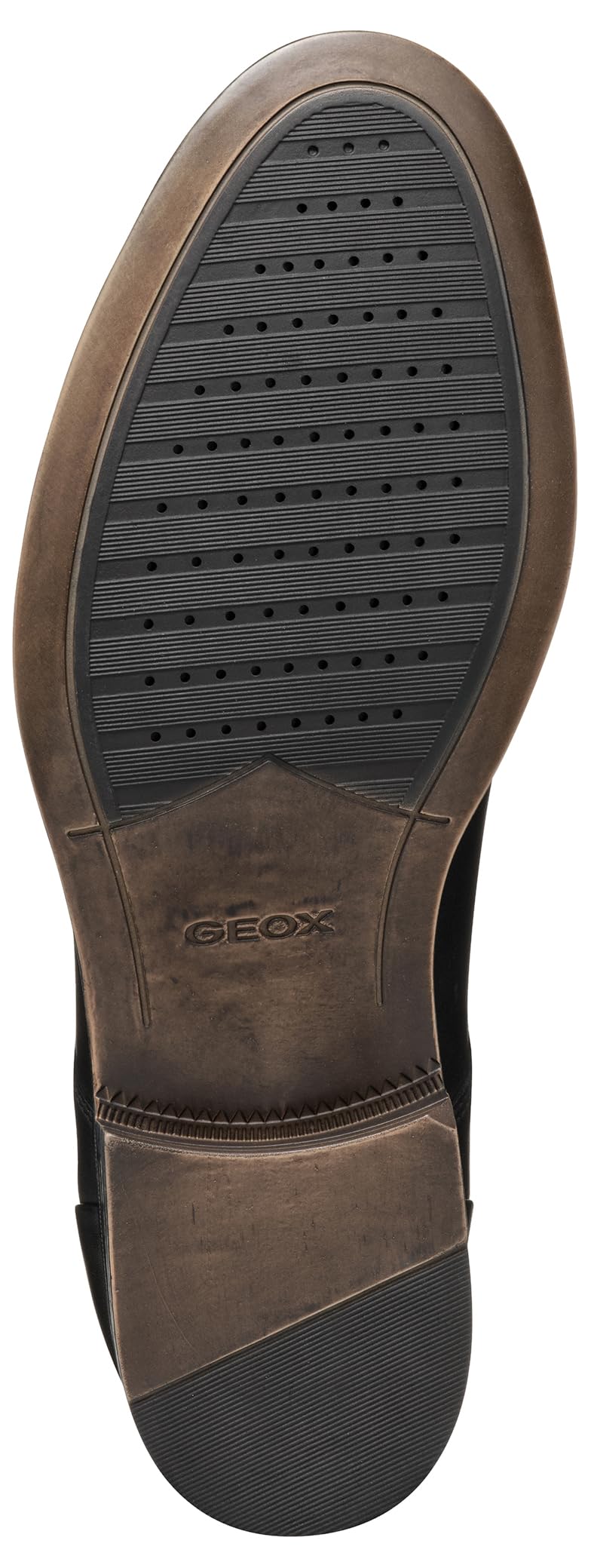 Geox U REZZONICO C, Oxford Hombre, Black, 41.5 EU