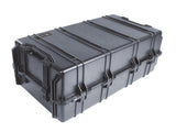 PELI 1780 contenedor de transporte profesional extremadamente resistente, IP67 estanco e impermeable al polvo, 216L de capacidad, fabricado en EE.UU., sin espuma, color negro