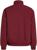 Tommy Jeans Cazadora Hombre Essential Padded Jacket con Cremallera, Rojo (Deep Rouge), L