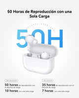 HUAWEI FreeBuds SE 4 ANC, Auriculares Inalambricos Bluetooth, 50 Horas de Duración de la Batería, Cancelación de Ruido Multimodo para Desplazamientos y Oficina, Ligeros de 4,3 g, Llamadas Bluetooth