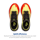 BROOKS Catamount 3, Sneaker Hombre, Lima ácida/Tomate Cherry/Negro, 43 EU
