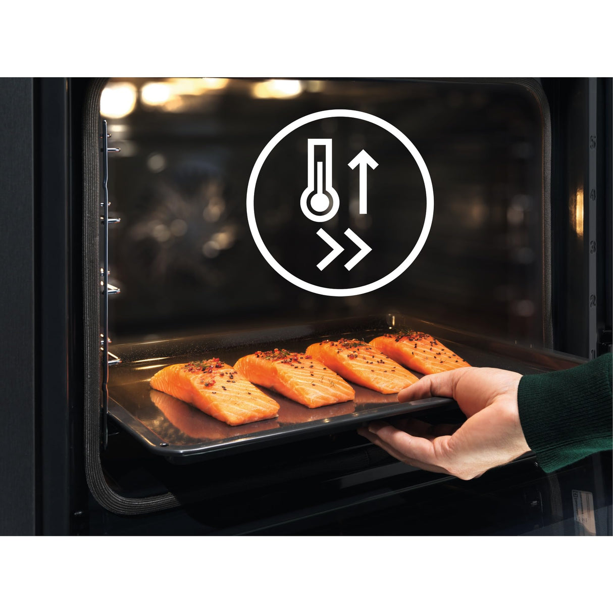 Electrolux CKM806CX Horno Eléctrico Compacto, 42 L, Función Microondas, Potencia 1000W, Grill de 1900W, 23 Funciones, Calentamiento Rápido, Pantalla TFT, Serie 800, Negro, Fabricado en UE