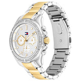 Tommy Hilfiger Reloj Analógico de Cuarzo Multifunción para Mujer con Correa de Acero Inoxidable Bicolor - 1782615