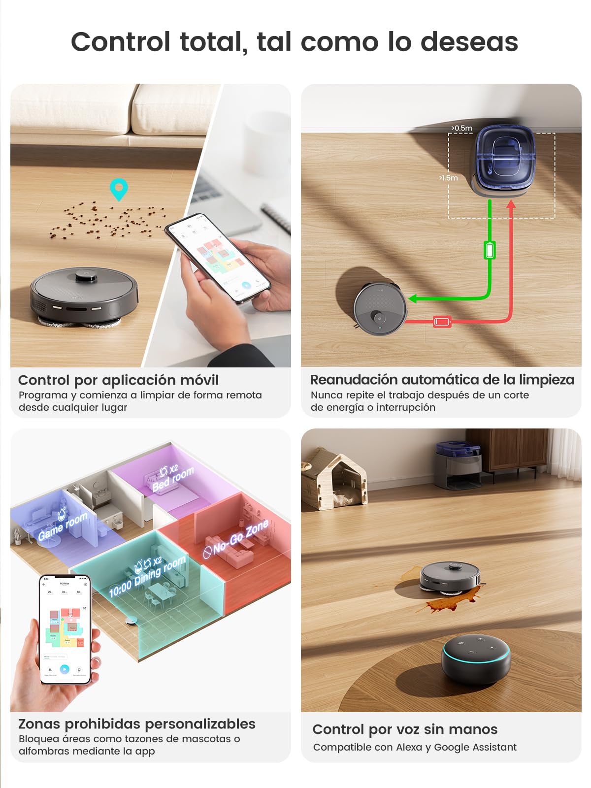 LEFANT M3 MAX Robot Vacuum Cleaner and Floor Scrub with Self-Empty Base, 20000 Pa, 210 mins, dToF Laser Navigation, Elevated Rotating Mops, Obstacle Evasion PSD, 5G WiFi/App/Alexa