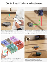 LEFANT M3 MAX Robot Vacuum Cleaner and Floor Scrub with Self-Empty Base, 20000 Pa, 210 mins, dToF Laser Navigation, Elevated Rotating Mops, Obstacle Evasion PSD, 5G WiFi/App/Alexa