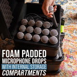 Shure By Gator - SH-MICCASEW06 - estuche para 6 micrófonos wireless Shure