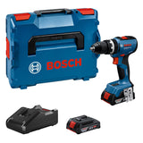 Bosch Professional 18V System atornillador a batería GSB 18V65 (motor Brushless sin escobillas, 2 baterías GBA 18V 2.0Ah, cargador GAL 18V20