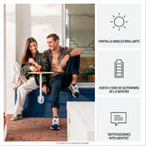 Garmin Vívoactive 6, Smartwatch con GPS, Pantalla AMOLED, Funciones Esenciales de Salud, Entrenamientos de Movilidad, Entrenamiento avanzado del sueño y hasta 11 días de autonomía, Blanco