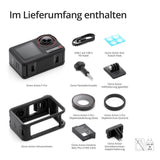 DJI Bundle Standard Osmo Action 5 Pro con soporte magnético de cambio rápido, cámara impermeable con sensor de 1/1,3", vídeo 4K/120 IPS, seguimiento de tema, doble pantalla táctil OLED, ideal para