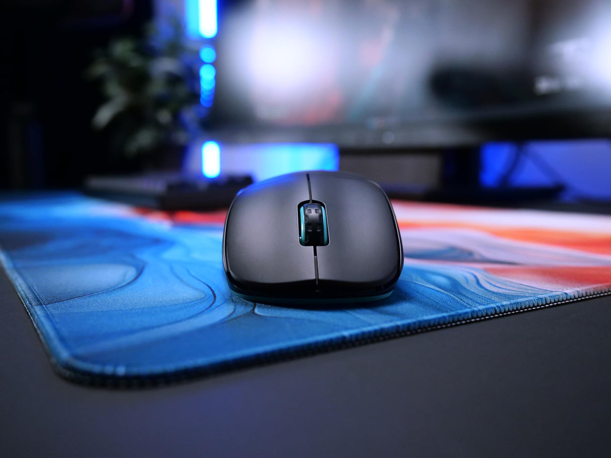 CHERRY XTRFY M64 WIRELESS, Ratón Inalámbrico Ultraligero de Gaming, 2.4 GHz RF, Optimizado para eSports, Forma Ergonómica con Parte Frontal Extra Baja, Negro