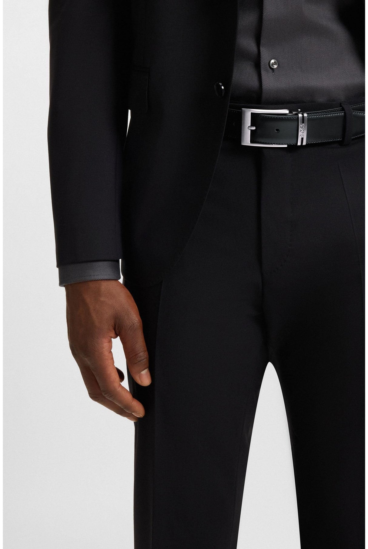 BOSS Galliz_gb35_PP Cinturón, Black2, Talla única para Hombre