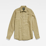 G-Star Para Hombre Camisa Bristum 2.0 Slim , Beige (tree house D23553-D187-C941), S