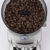 H.Koenig Molinillo de café eléctrico profesional GRD830, Trituradora pro, Sistema de molido cónico, 16 tamaños de molido, Potencia 130W, 400g, Molinillo extraíble, Cuerpo de aluminio, Fácil limpieza
