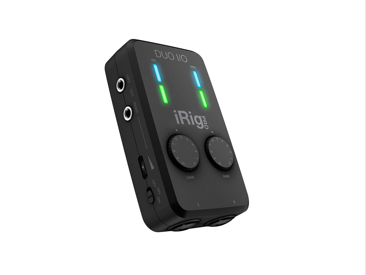 IK Multimedia iRig Pro Duo I/O - Interfaz móvil de audio/MIDI de 2 canales