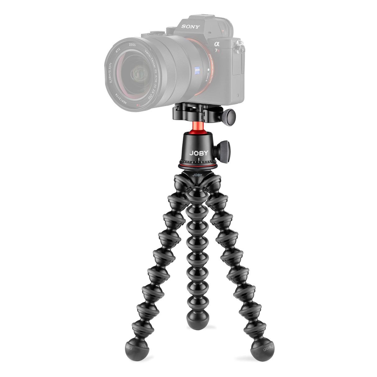 JOBY GorillaPod 3K Pro Kit MII, Trípode Profesional Flexible de Aluminio con Rótula, Placa QR, Fabricado en Italia, para Cámaras CSC, Sin Espejo, Capacidad de Carga 3 kg, 6.6 LB, J91566-BWW