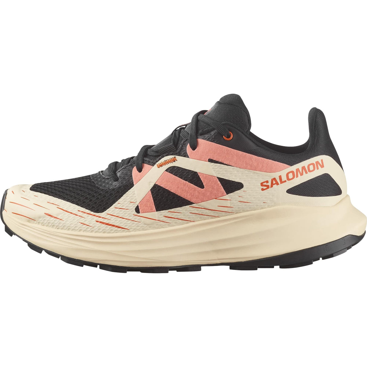 Salomon ULTRA FLOW, Zapatos de senderismo para Mujer, Black Tender Peach Fusion Coral, 40 EU