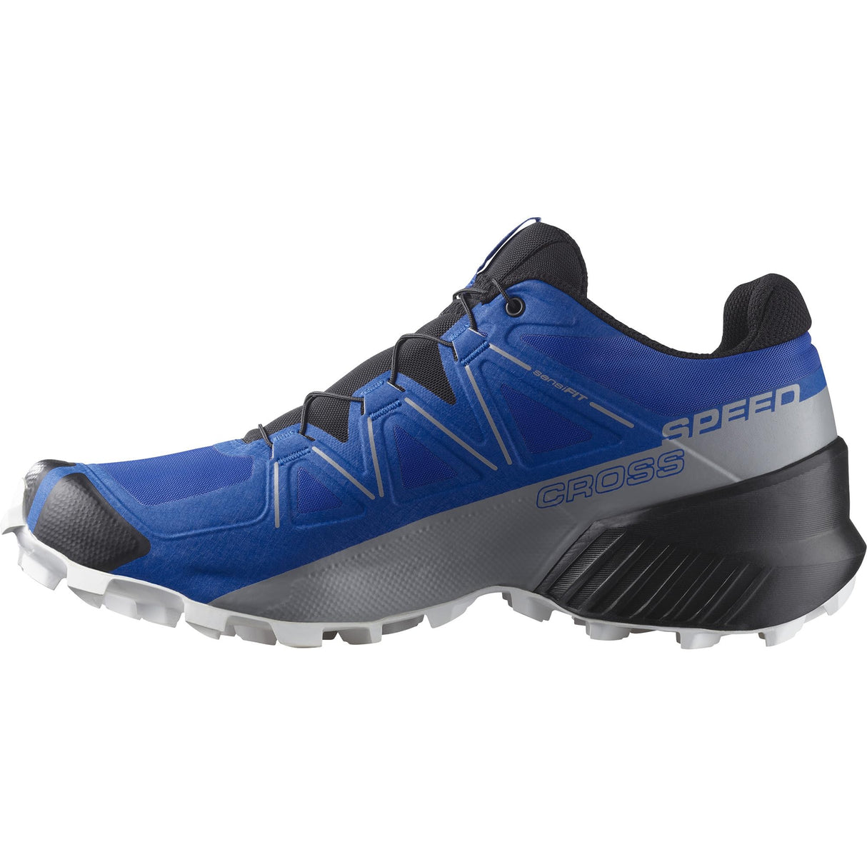 Salomon Speedcross, Zapatillas de Trail Running Hombre, Lapis Blue Black White, 45 1/3 EU
