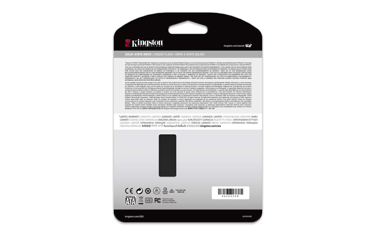 Kingston KC600 1024G SSD SATA3 2.5" - SKC600/1024G