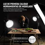 NEEWER 7" Estándar/10 Mediano/11 Profundo Enfoque Reflector Set, 55°/65°/45° Pantalla Lámpara Difusora Reflectora Bowens Montaje Compatible con Godox Compatible con Aputure NEEWER Flash Strobe, FR18