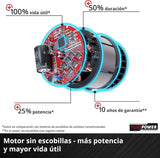 Einhell Kit Martillo perforador con batería HEROCCO+5 Power X-Change (iones de litio, 18 V, 2.2 J, 18 Nm, SDS-Plus, incl. batería 3,0 Ah, cargador, 3 brocas, cincel plano, cincel punta y E-Box)