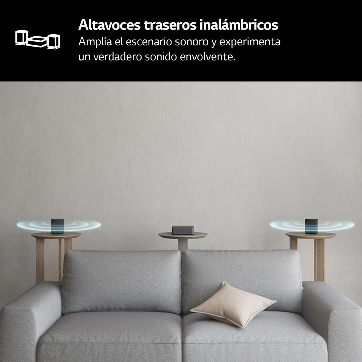 LG SQC4R - Barra de Sonido Inteligente, 220W, 2.1 Canales, Sonido Envolvente Dolby Digital con Bajos Potentes, Amplia Conectividad, HDMI, Bluetooth, USB, Entrada Óptica y App Android/iOS, color Negro