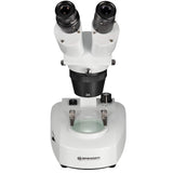 Bresser 5803100 Researcher ICD LED 20x-80x Microscopio, blanco